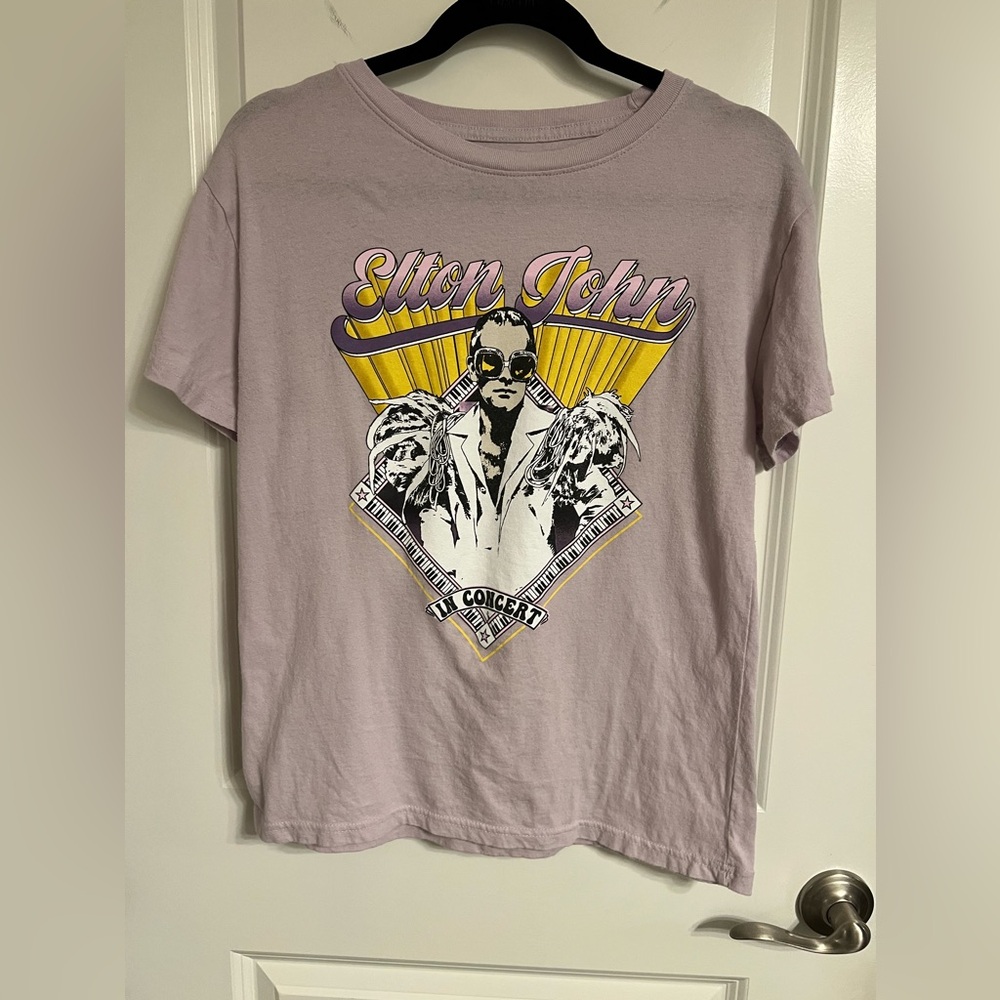 Lavender Elton John T-Shirt
